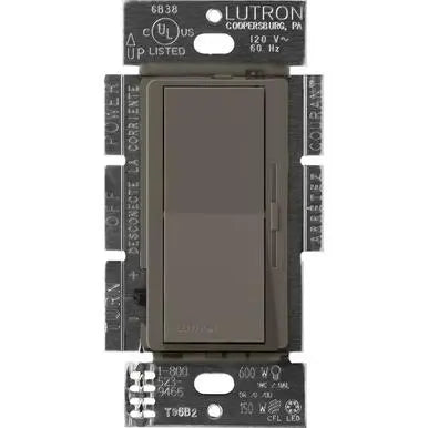 Lutron DVSCRP-253P Diva (satin) Reverse Phase (Electronic Low Voltage), Single Pole/3-way Dimmer - Ready Wholesale Electric Supply and Lighting