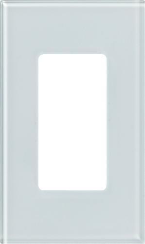 Lutron LFGR-1 Designer Glass Faceplate, Architectural Style (1-Gang) - Ready Wholesale Electric Supply and Lighting