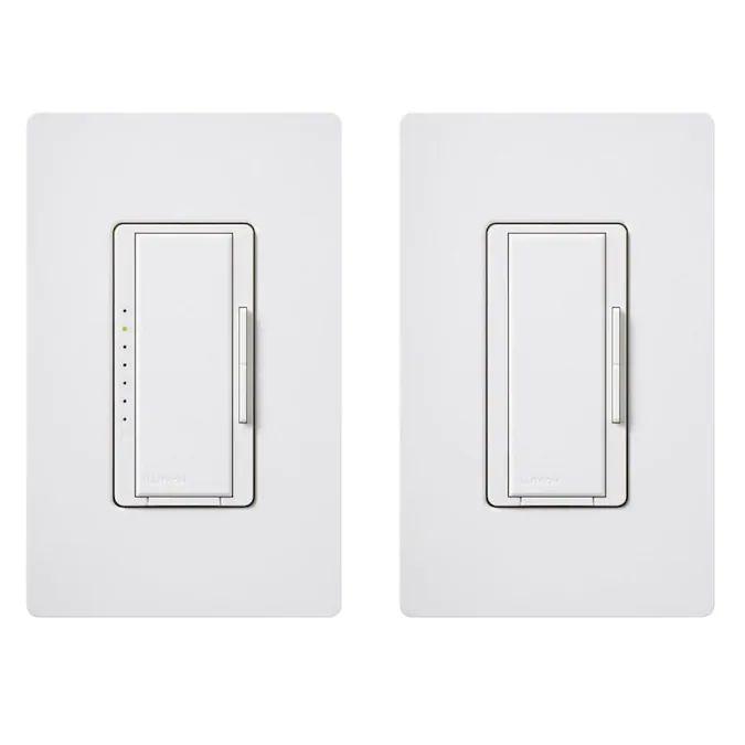 Lutron MAW-603-RH-WH Maestro 120V, 600W, Single Pole/3-Way, Incandescent/Halogen Dimmer with Companion Dimmer - Ready Wholesale Electric Supply and Lighting