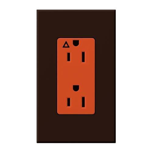 Lutron NTR-20-IG-OR Architectural Style 20A Isolated Ground Receptacle - Ready Wholesale Electric Supply and Lighting