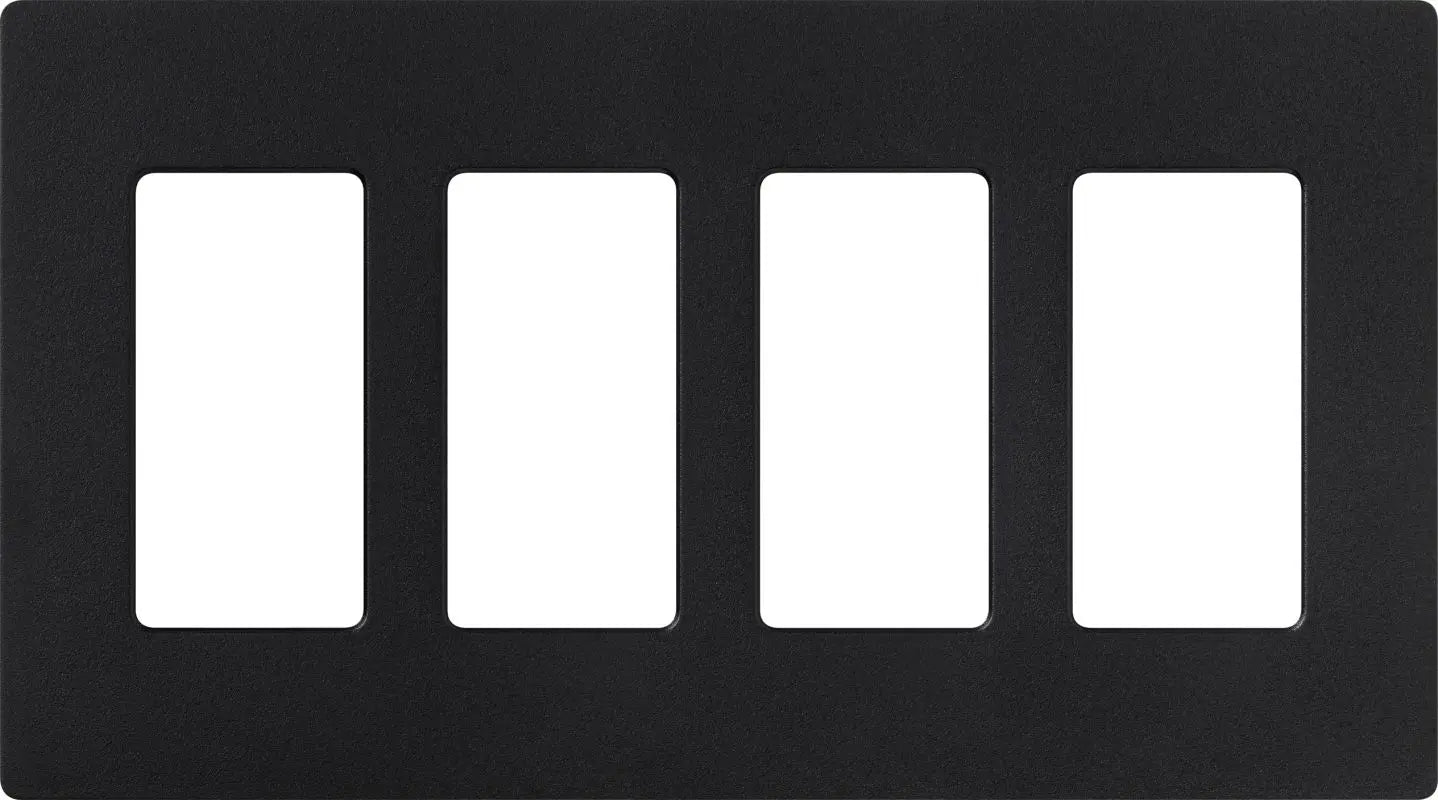 Lutron SC-4 Claro Accessories Satin, 4-Gang Wall Plate - Ready Wholesale Electric Supply and Lighting