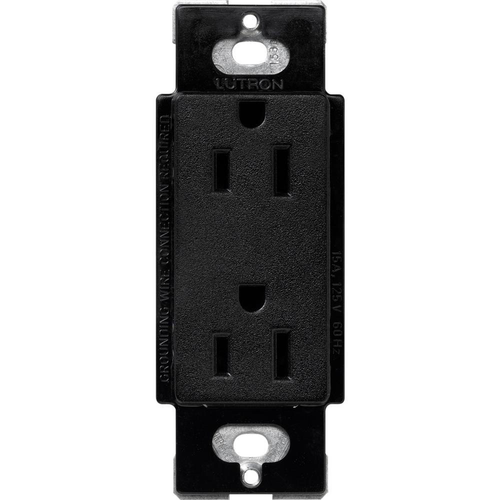 Lutron SCR-15 Claro (Satin) 15 Amp Receptacle - Ready Wholesale Electric Supply and Lighting