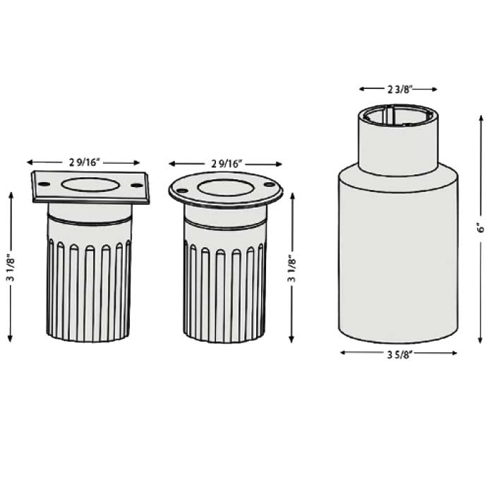 ROC Lighting IG-102 Recessed LED Luminaire Path Light - Ready Wholesale Electric Supply and Lighting