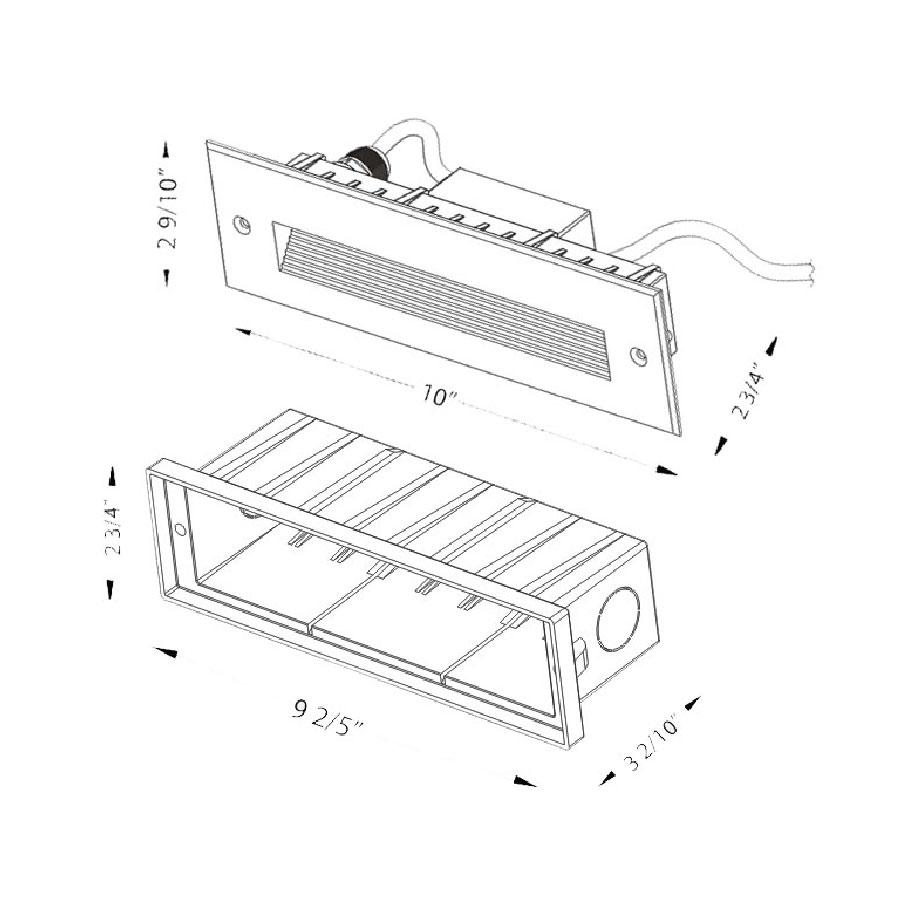 ROC Lighting ST-602 - Indoor / Outdoor Step Light - Ready Wholesale Electric Supply and Lighting