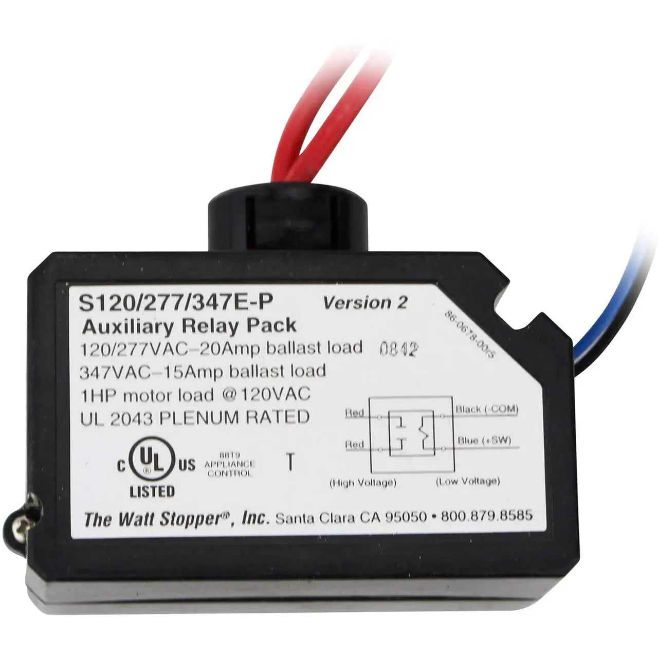 Wattstopper S120/277/347E-P Power Pack, 120, 277, 347 VAC, 20 A auxiliary pack - Ready Wholesale Electric Supply and Lighting