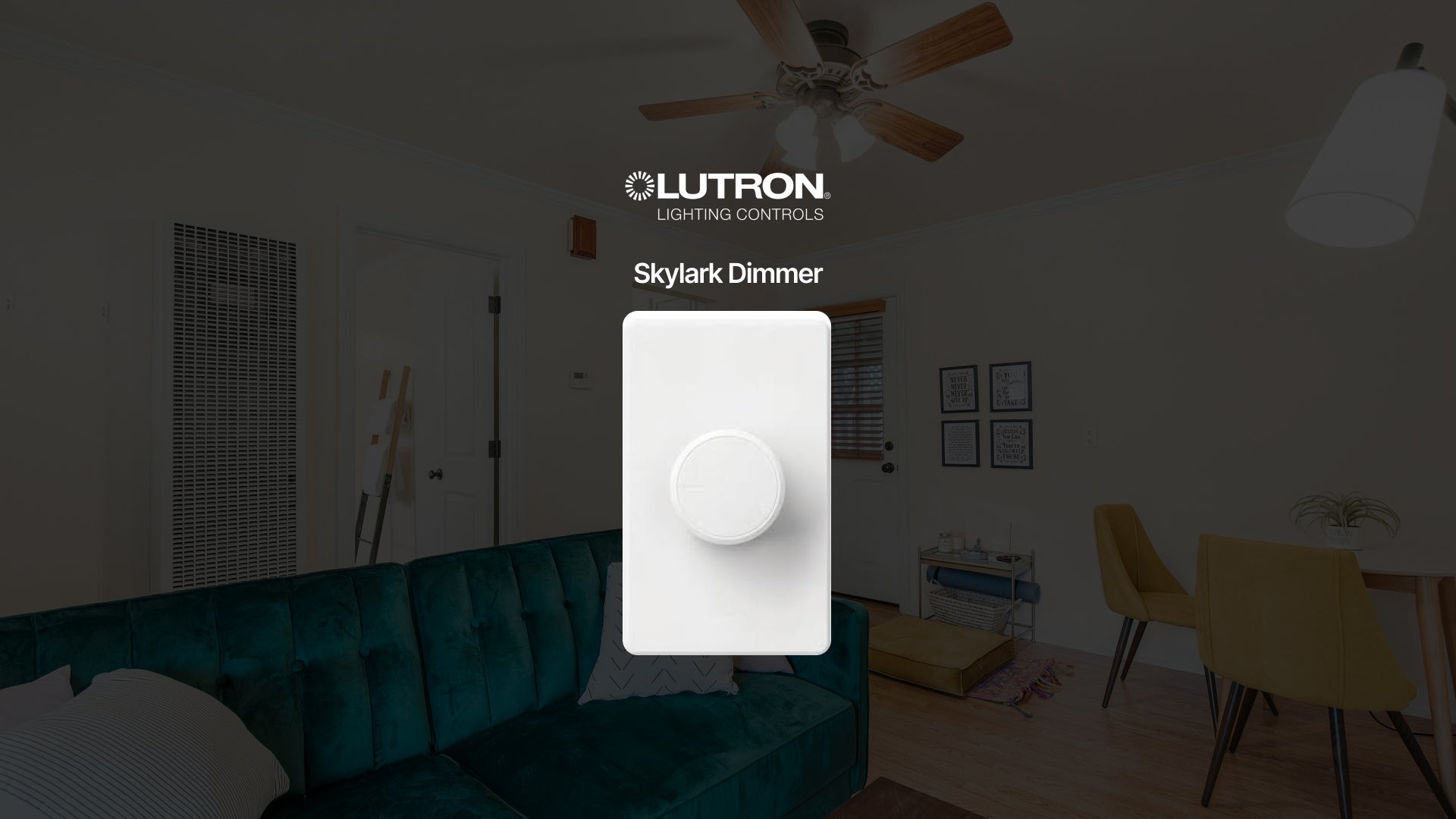 Lutron Rotary Fan Control | Traditional Knob for Easy Fan Speed ...