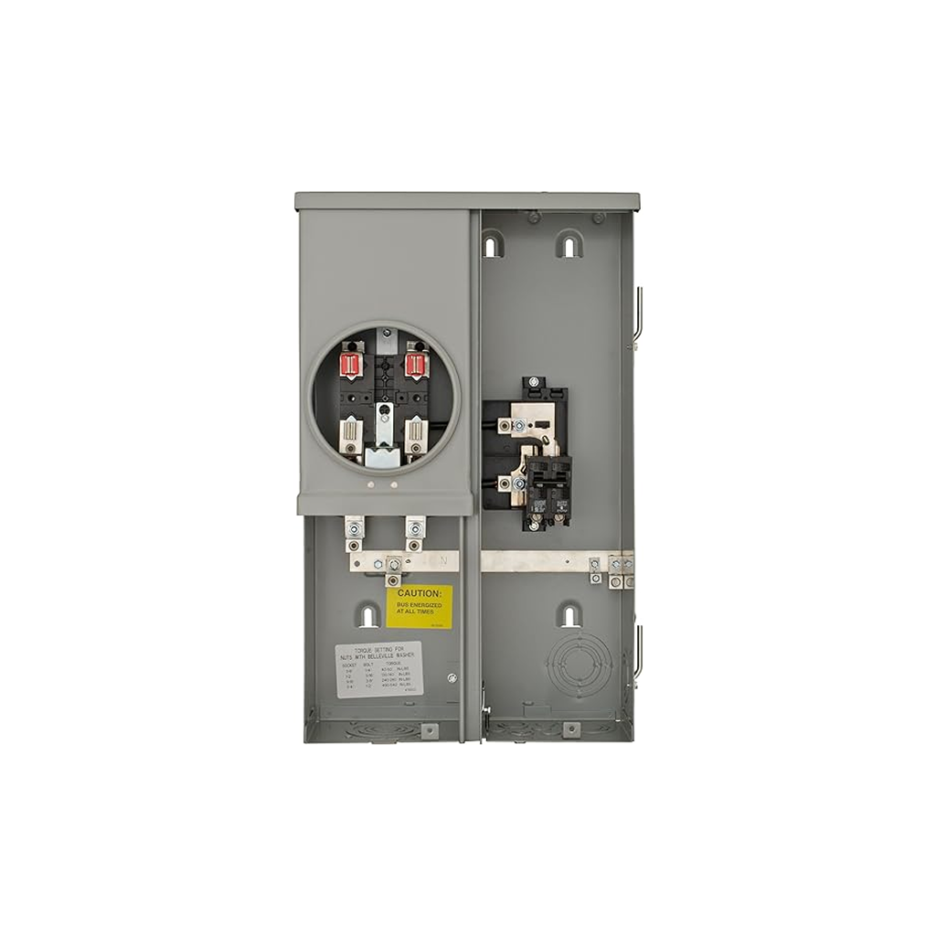 Siemens MM0202B1100ESC – 100 Amp 2-Space 2-Circuit Surface Mount Meter ...