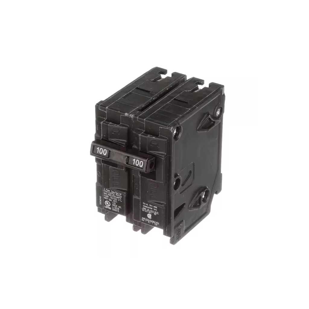Siemens Q2100 100-Amp Double Pole Type QP Circuit Breaker - Ready Wholesale Electric Supply and Lighting