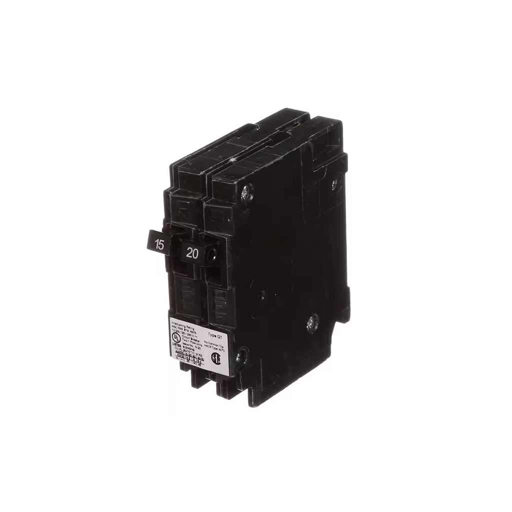 Siemens Q1520 - 15/20 Amp Tandem Single Pole Type QT Circuit Breaker - Ready Wholesale Electric Supply and Lighting