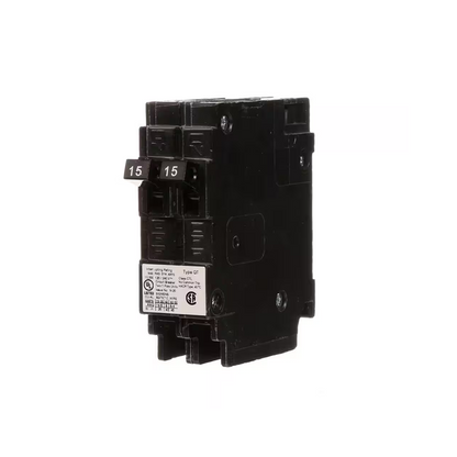 Siemens Q1515 - 15 Amp Tandem Single Pole Type QT Circuit Breaker - Ready Wholesale Electric Supply and Lighting