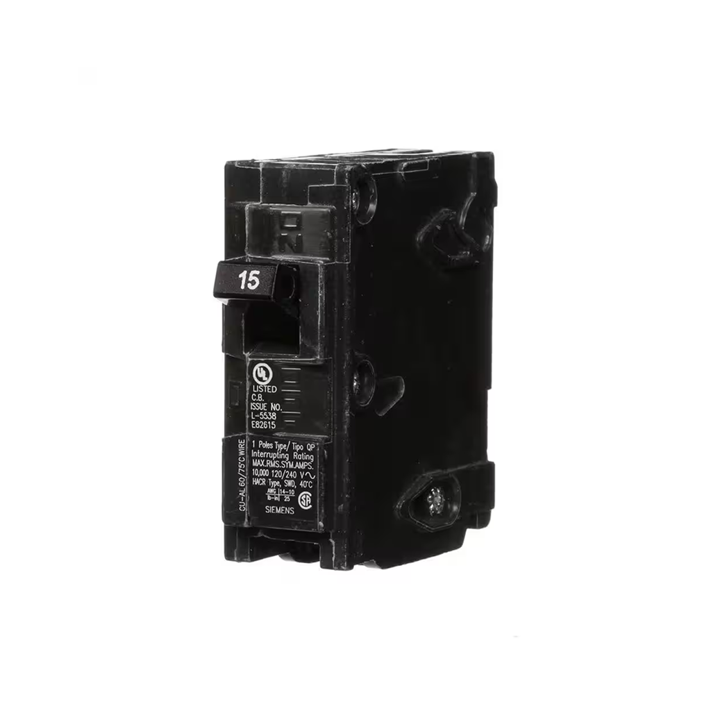 Siemens Q115 15-Amp Double Pole Type QP Circuit Breaker - Ready Wholesale Electric Supply and Lighting