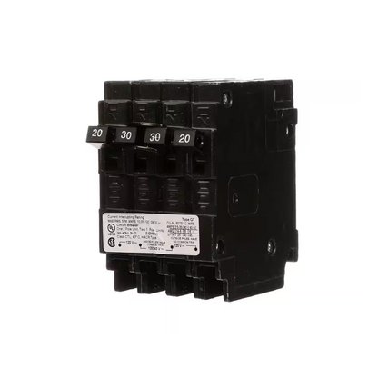 Siemens Q22030CT2 - 20/30 Amp Double-Pole Type QT Quad Circuit Breaker - Ready Wholesale Electric Supply and Lighting
