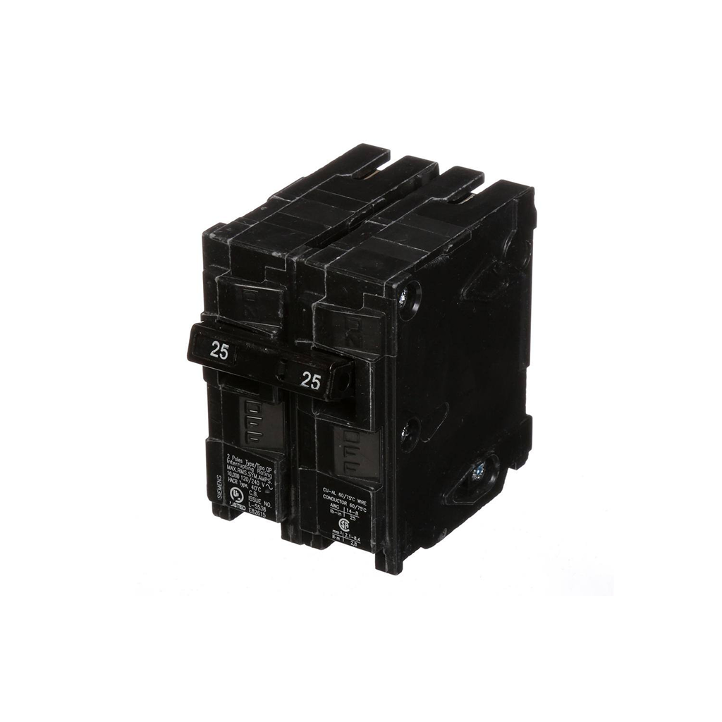Siemens Q225 25-Amp Double Pole Type QP Circuit Breaker - Ready Wholesale Electric Supply and Lighting