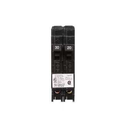 Siemens Q3020 - 30/20 Amp Tandem Single Pole Type QT Circuit Breaker - Ready Wholesale Electric Supply and Lighting