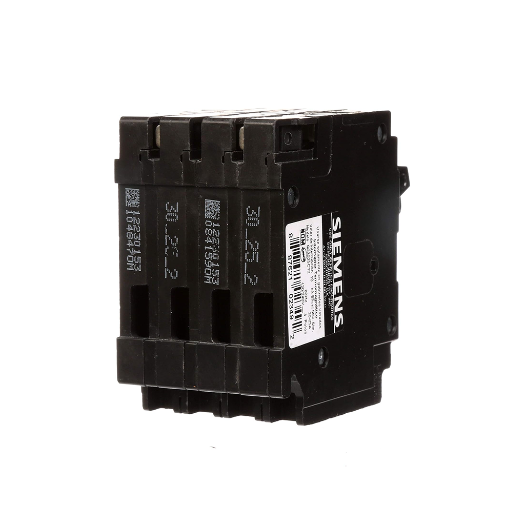 Siemens Q23025CT2 - 30/25 Amp Double-Pole Type QT Quad Circuit Breaker - Ready Wholesale Electric Supply and Lighting