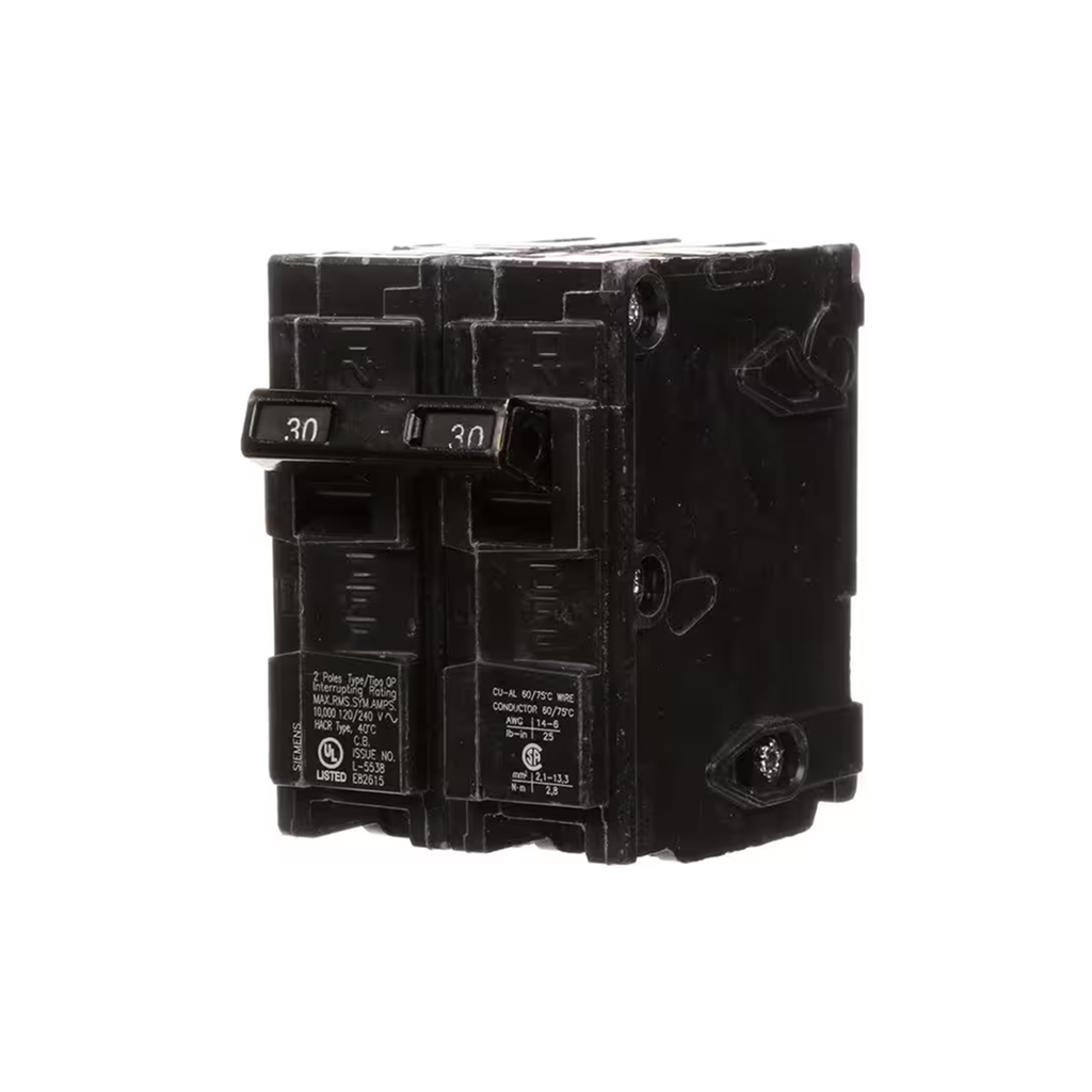 Siemens Q230 30-Amp Double Pole Type QP Circuit Breaker - Ready Wholesale Electric Supply and Lighting
