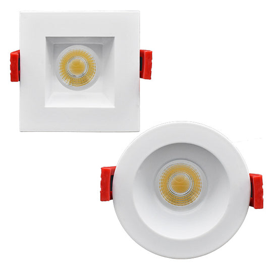 GM Lighting MTR1-5CCT-W MiniTask - 1" Round - Fixed - 5CCT Selectable - White - Ready Wholesale Electric Supply and Lighting