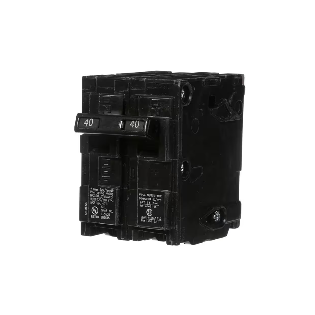 Siemens Q240 40-Amp Double Pole Type QP Circuit Breaker - Ready Wholesale Electric Supply and Lighting