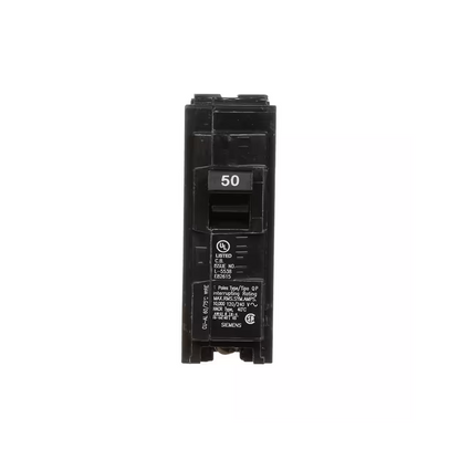 Siemens Q150 50-Amp Single Pole Type QP Circuit Breaker - Ready Wholesale Electric Supply and Lighting