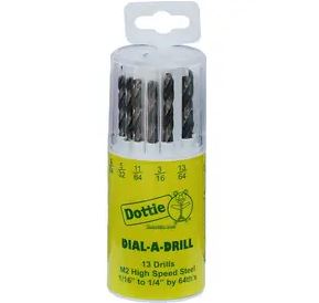 Dottie DB13K 13 Pc High Speed Dial-A-Drill Kit - Ready Wholesale Electric Supply and Lighting