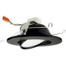 Elco EL613CT5B 6" Round LED Adjustable Gimbal Insert with 5-CCT Switch - Black - Ready Wholesale Electric Supply and Lighting