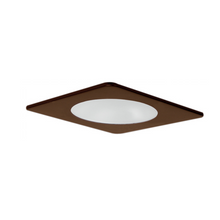 ELCO EL2415BZ 4" Square Shower Trim with Frosted Pinhole Lens - All Bronze - Ready Wholesale Electric Supply and Lighting