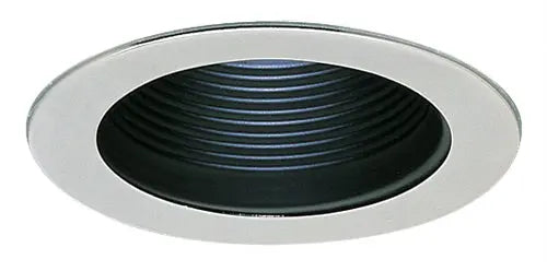 ELCO 4" EL993K Metal Step Baffle Trim with Socket Bracket - Ready Wholesale Electric Supply and Lighting
