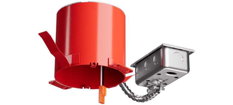 ELCO EJB4RICA-EM 4" Remodel IC Airtight Housing for 2-Hr Fire Rated Ceilings Emergency Battery Backup - Ready Wholesale Electric Supply and Lighting