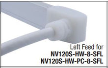 GM Lighting NV120S-PC-8-SFL Side Flex, Power Cord, 8ft, Left Feed - Ready Wholesale Electric Supply and Lighting