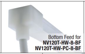 GM Lighting NV120T-HW-8-BF Top Flex, Hard Wire, 8ft, Back Feed - Ready Wholesale Electric Supply and Lighting