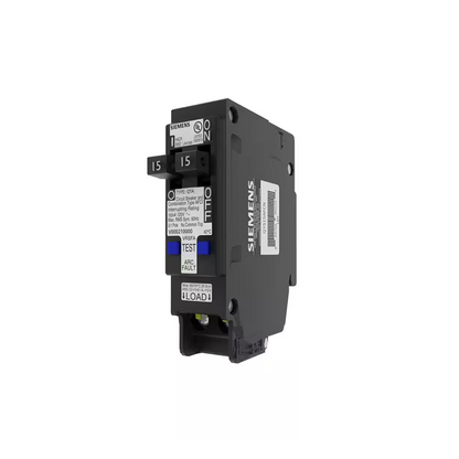 Siemens Q1515AFC / Q1515AFCN - 15 Amp 120-Volt 1-Pole Tandem CAFCI Type QTA Circuit Breaker - Ready Wholesale Electric Supply and Lighting