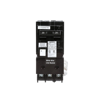 Siemens QF220A - 20 Amp 2-Pole Type QPF2 GFCI Circuit Breaker - Ready Wholesale Electric Supply and Lighting