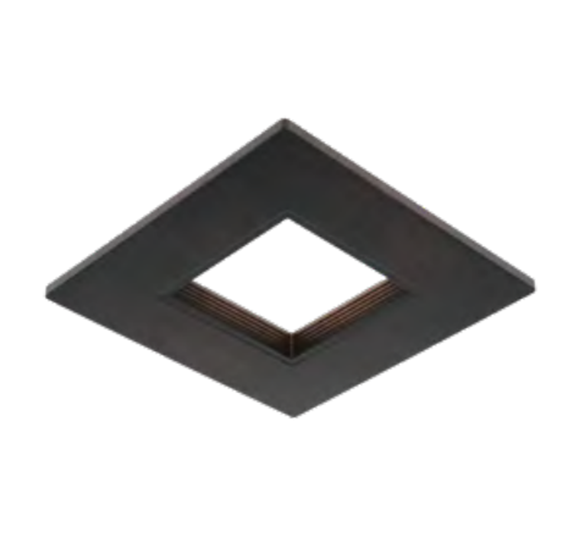 Halo RSQ4TRMTBZB RSQ 4" Square Trims Accessories - Decorative Baffle Trim Overlays - Tuscan Bronze - Ready Wholesale Electric Supply and Lighting