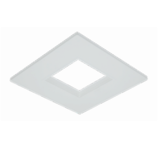 Halo RSQ4TRMMW RSQ 4" Square Trims Accessories - Decorative Baffle Trim Overlays - Matte White - Ready Wholesale Electric Supply and Lighting