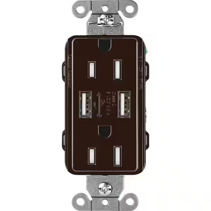 Claro 15 Amp USB Duplex Outlet - Ready Wholesale Electric Supply and Lighting