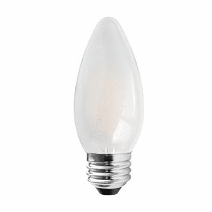 Cyber Tech Lighting LB40TCNF-D/WW-2PK 4.5W LED B11 Frosted Torpedo Can ...