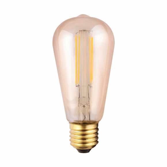 Cyber Tech Lighting LB4A-VINT/21K 5.5W LED Old Edison Filament Vintage ST21 Bulb Warm White