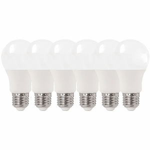 Cyber Tech Lighting LB60A-DMWW6PK 10W LED A-Line Dimmable Bulb 2700K E26 Base 6 Pack