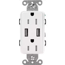 Claro 15 Amp USB Duplex Outlet - Ready Wholesale Electric Supply and Lighting
