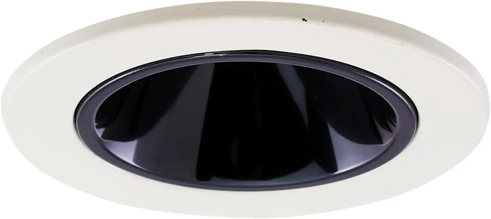 ELCO EL1422B 4" Adjustable Wall Wash Reflector Trim - Black with White Trim - Ready Wholesale Electric Supply and Lighting
