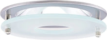 ELCO EL1426N 4" Chrome Reflector with Suspended Frosted Glass Trim - Nickel Ring - Ready Wholesale Electric Supply and Lighting