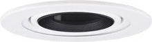 ELCO EL1433B 4" Gimbal Ring with Baffle Trim - Black - Ready Wholesale Electric Supply and Lighting