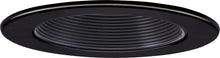 ELCO EL1493BB 4" Adjustable Step Baffle Trim - All Black - Ready Wholesale Electric Supply and Lighting