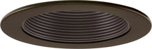 ELCO EL1493BZ 4" Adjustable Step Baffle Trim - All Bronze - Ready Wholesale Electric Supply and Lighting