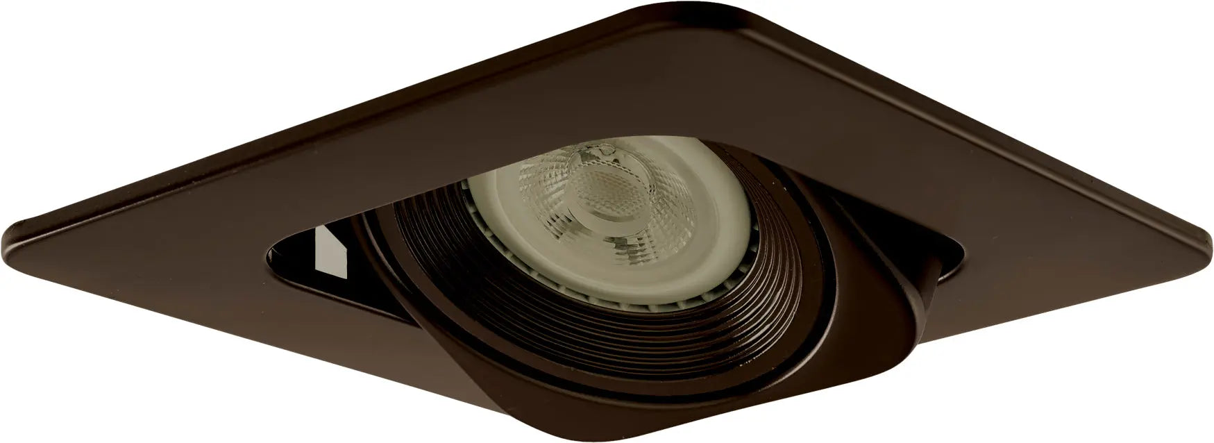 ELCO EL2440BZ 4" Square Adjustable Gimbal with Baffle Trim - All Bronze - Ready Wholesale Electric Supply and Lighting