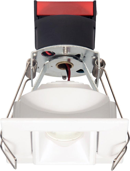 Elco 1" Square Recessed Oak Pull Down Light - 6W, 2700K - 4000K, 625 lm - 700 lm - Ready Wholesale Electric Supply and Lighting