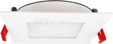 EnVisionLED LED-SL-PNL-4SQ-11W-TRI-0/10V - 4" J-Box Square Panel Downlight 0-10V CCT Selectable - Ready Wholesale Electric Supply and Lighting