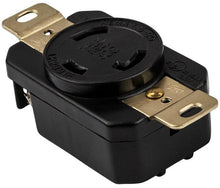 Enerlites 66440-BK - INDUSTRIAL GRADE, LOCKING RECEPTACLE, 30A, 125V, 2-POLE, 3-WIRE, NEMA L5-30R - Ready Wholesale Electric Supply and Lighting