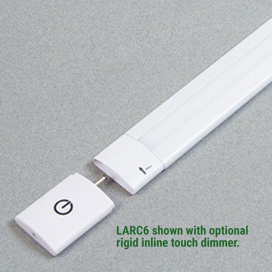 GM Lighting LARC6-16-WW-W 16" 24VDC 3000K Dimmable LED Undercabinet Lightbar - Ready Wholesale Electric Supply and Lighting