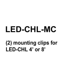 GM Lighting LED-CHL-MC (2) Mounting Clips for  LED-CHL 4’ or 8’ - Ready Wholesale Electric Supply and Lighting